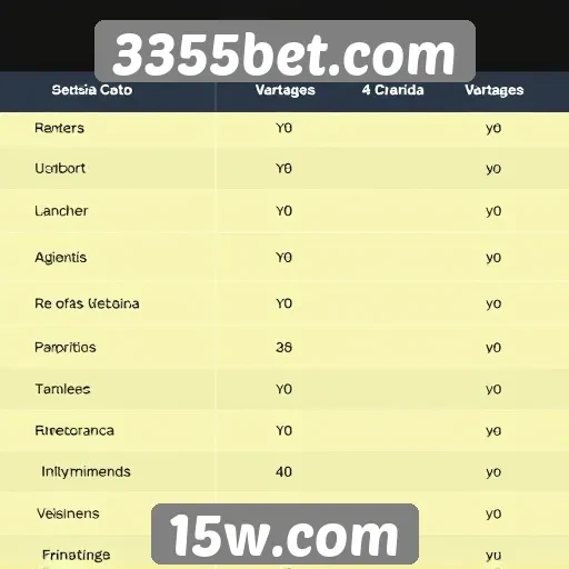 Comparativo entre 3355bet.com e outros sites de apostas